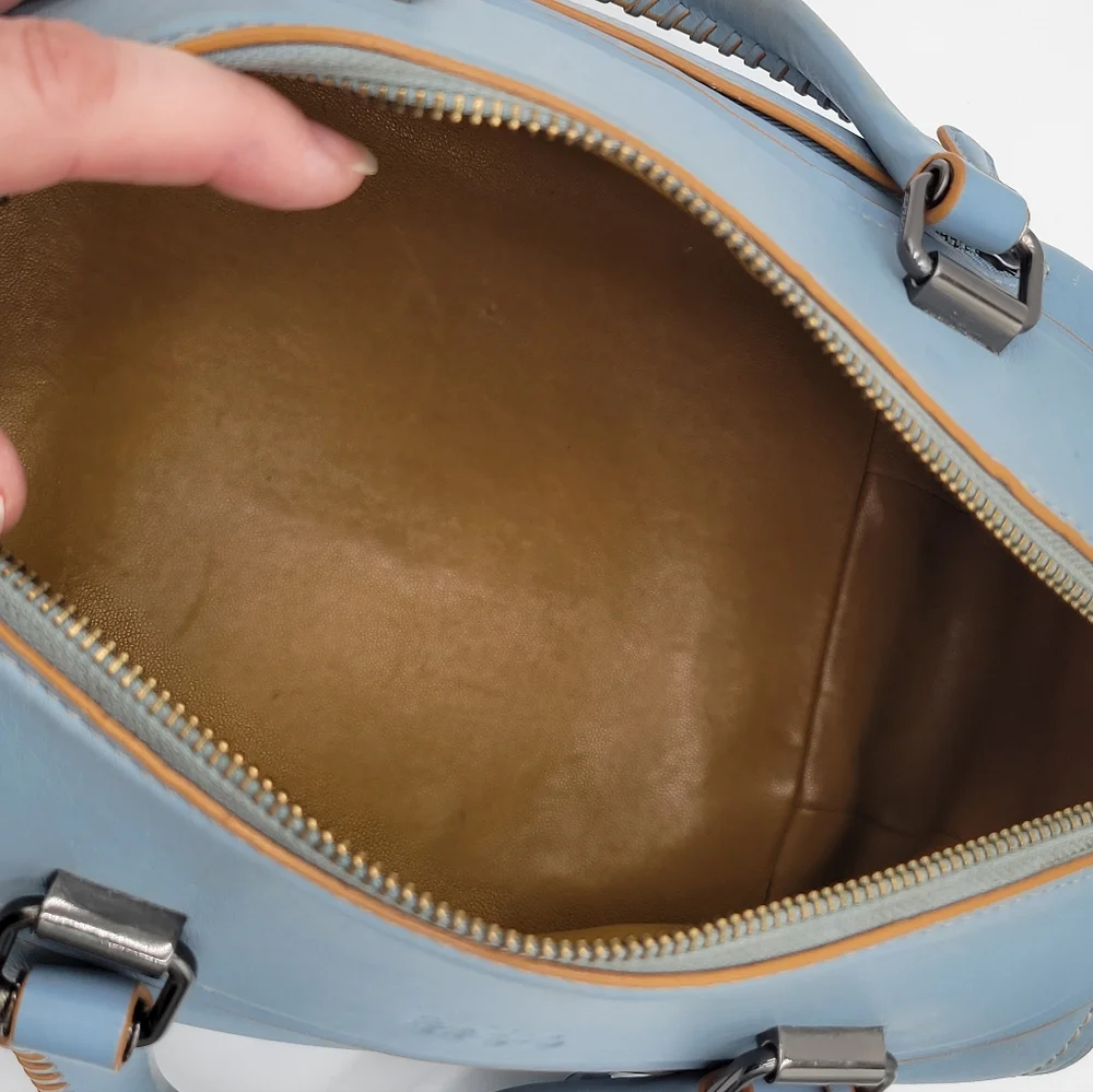 Coach Ace Satchel, GUC, Cornflower Blue - Picture 9 of 16